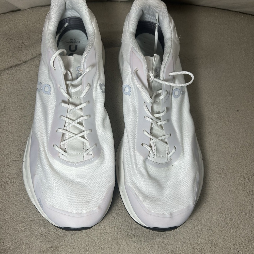 Men's On Brand All White Cloud Cloudnova Form CloudTec OC Running Shoes 26.98483